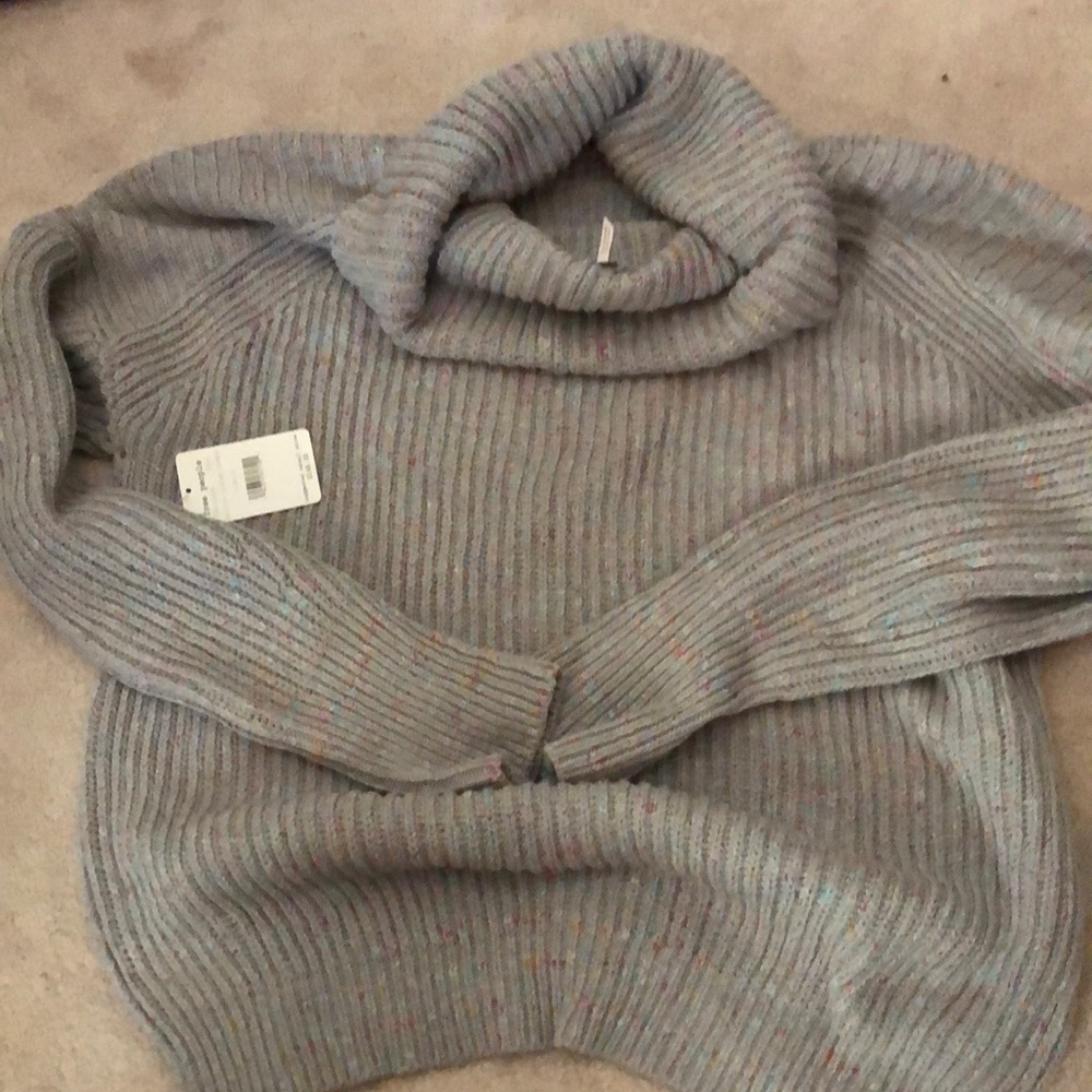 SOLD !! Free People cowl neck sweater